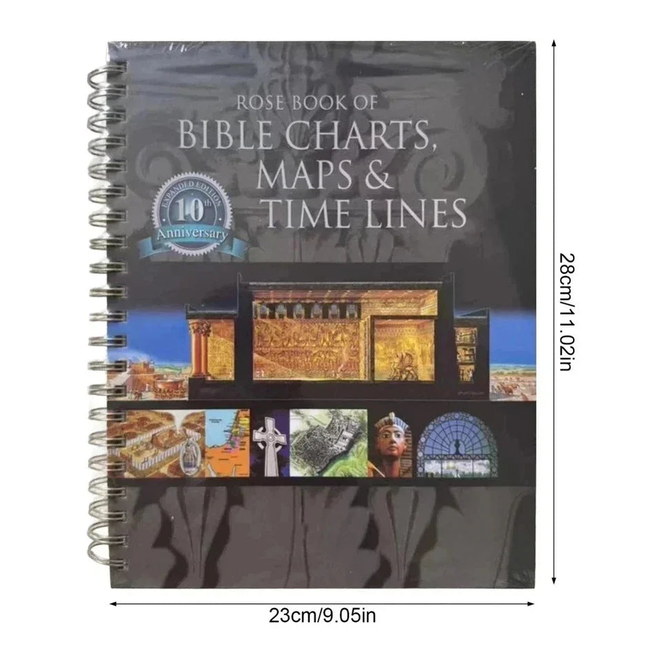 Rose Book of Bible Charts, Maps & Time Lines: 10th Anniversary Spiral-Bound Edition