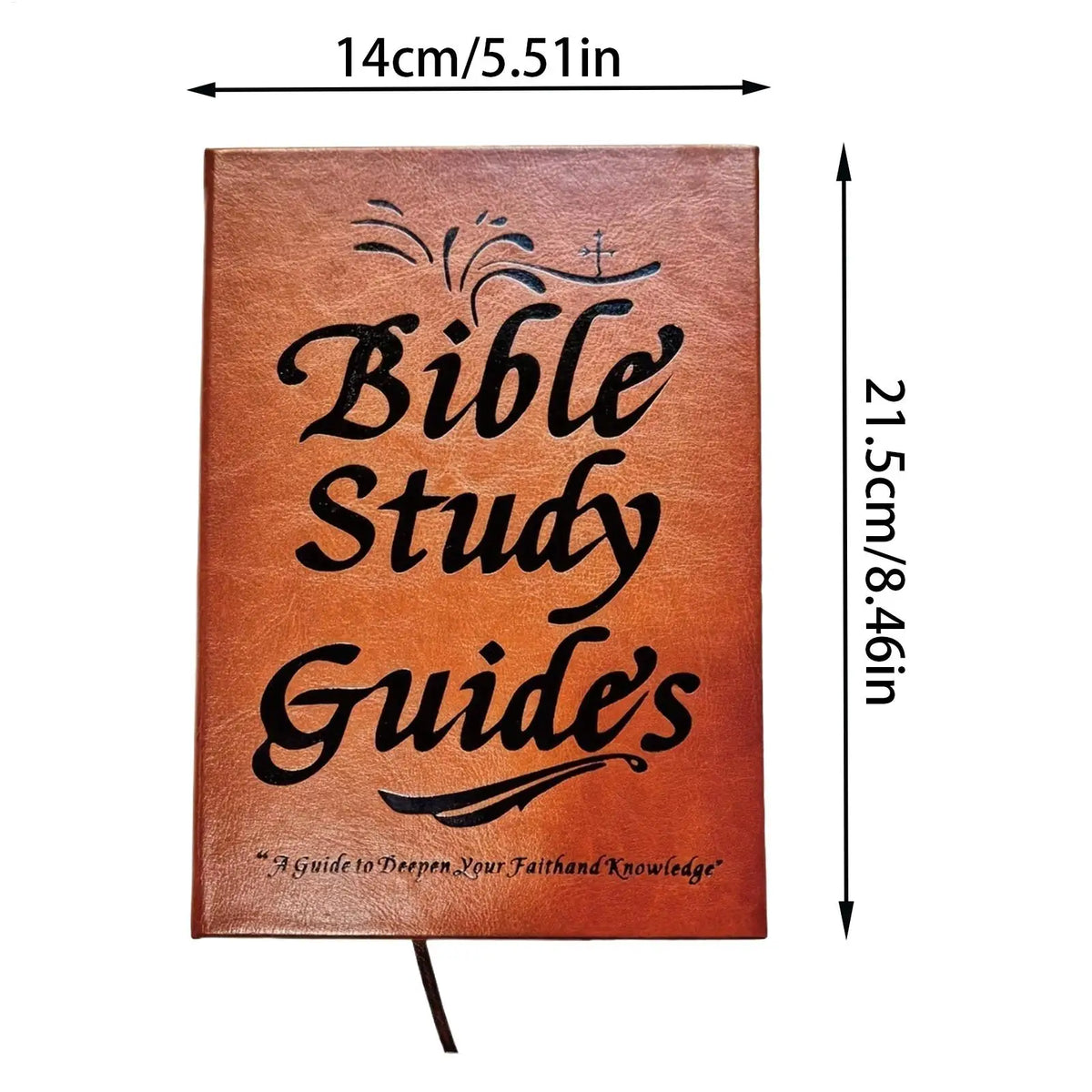 Bible Study Guide for Beginners 66-Page Devotional Journal with Daily Scripture Quotes, Prayer Reflections & Yearlong Study Plan