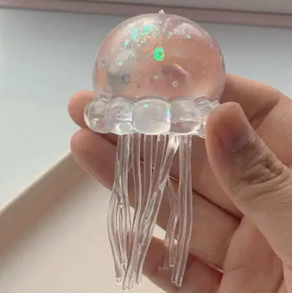 Trending Nee Doh Jellyfish Squish Toy, Soft Jelly Squeeze Stress Relief Fidget Toy, Sensory NeeDoh for Kids & Adults New