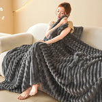 Comfy Fuzzy Blanket throw