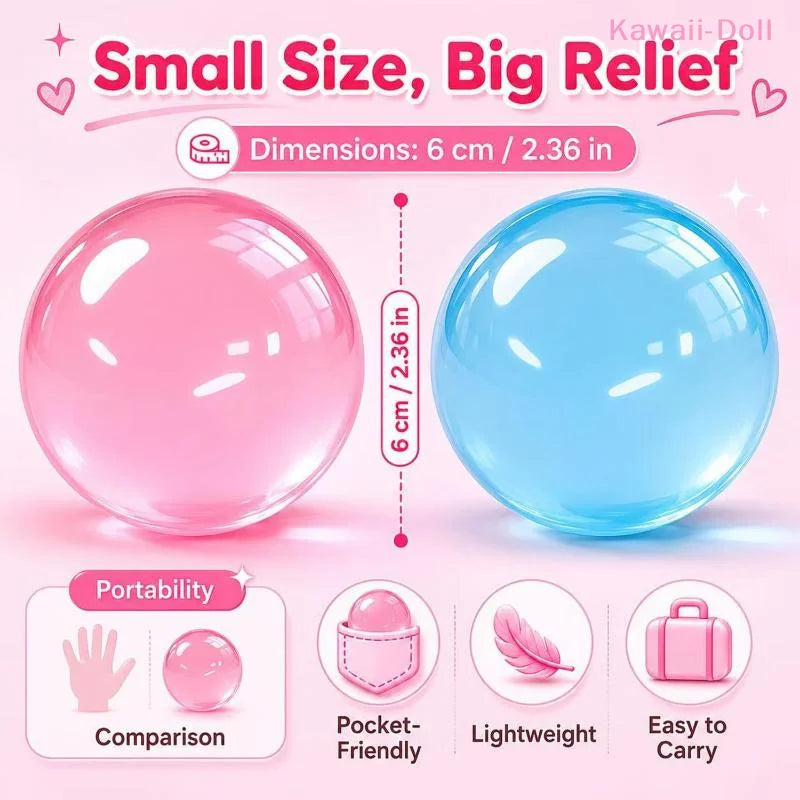 Coconut Oil Pressure Ball Soft Novelty Toy Slow Rebound Portable Desktop Squeezer For Relaxation And Stress Relief[DO]