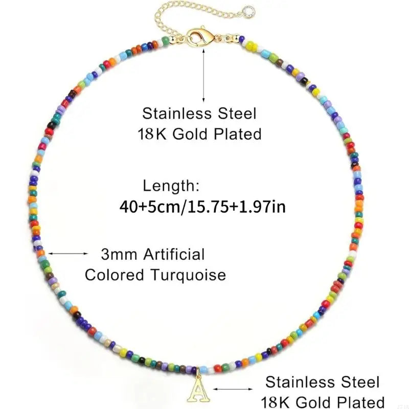 Colorful Statement Necklace Unique Neck Jewelry Alloy Texture for Women Girl
