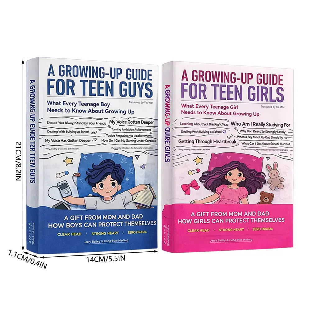 A GROWING-UP GUIDEFOR TEEN GIRLS /GUYS Helps Teens Understand How To Deal with Puberty Books on Adolescent Development