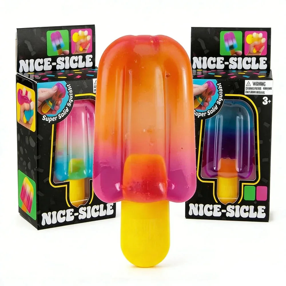 Schylling Needoh Nice Cube Stress Relief Squishy Sensory Toy Anti-Anxiety Squeeze Object For Focus ADHD**