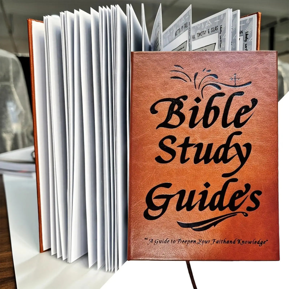 Bible Study Guide for Beginners 66-Page Devotional Journal with Daily Scripture Quotes, Prayer Reflections & Yearlong Study Plan