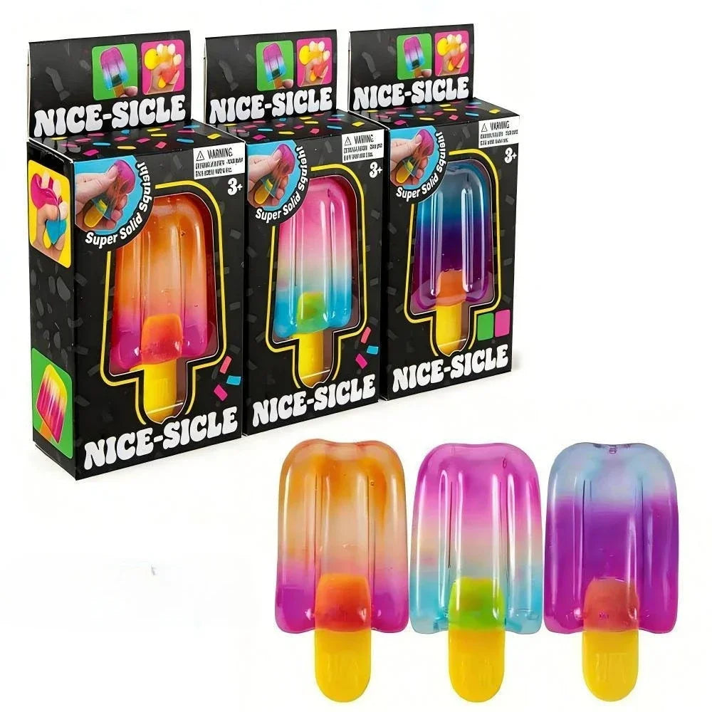 Schylling Needoh Nice Cube Stress Relief Squishy Sensory Toy Anti-Anxiety Squeeze Object For Focus ADHD**