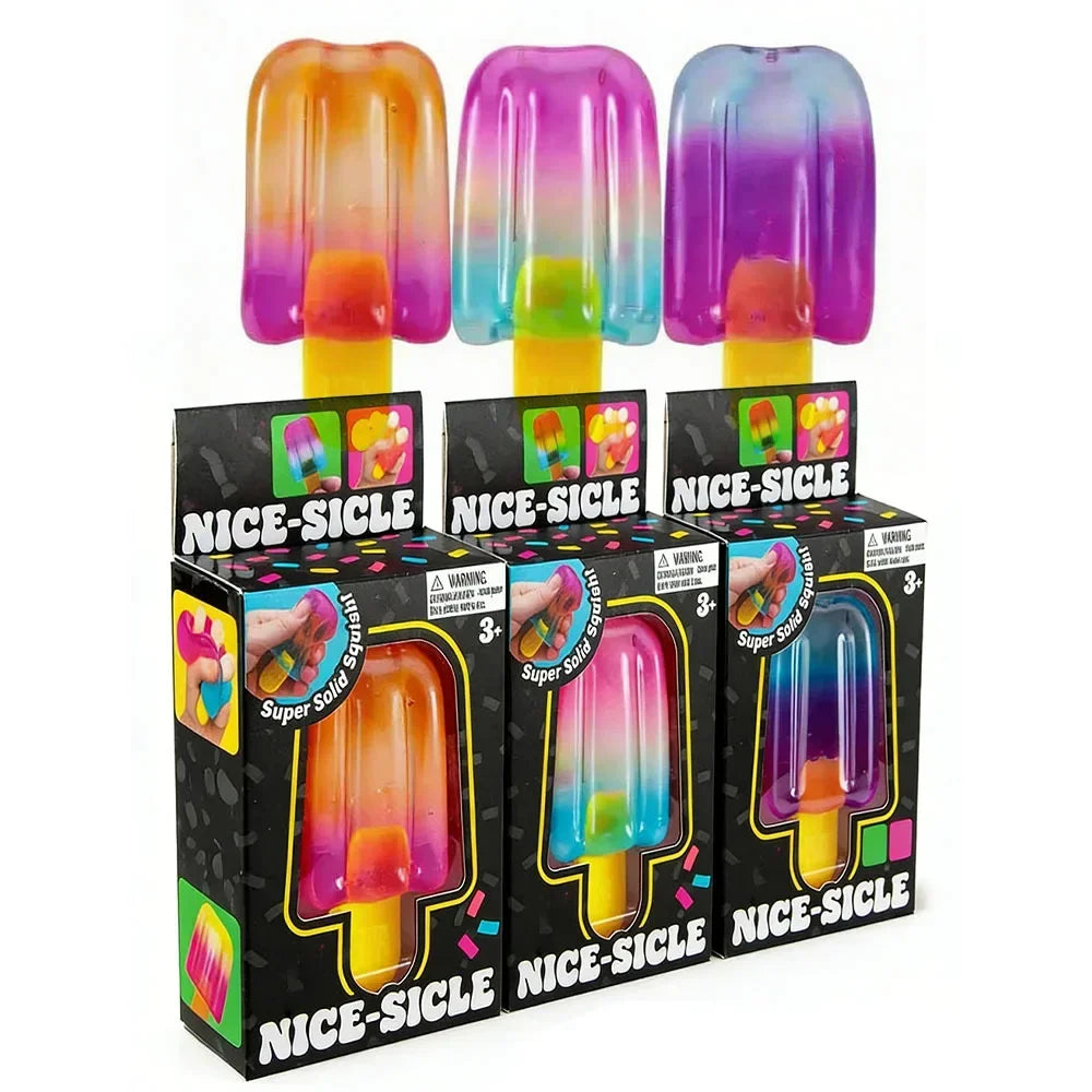 Schylling Needoh Nice Cube Stress Relief Squishy Sensory Toy Anti-Anxiety Squeeze Object For Focus ADHD**