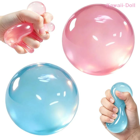 Coconut Oil Pressure Ball Soft Novelty Toy Slow Rebound Portable Desktop Squeezer For Relaxation And Stress Relief[DO]