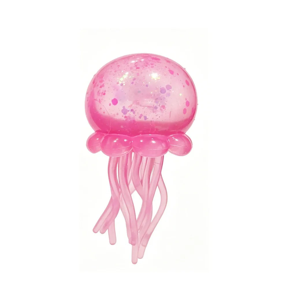 Trending Nee Doh Jellyfish Squish Toy, Soft Jelly Squeeze Stress Relief Fidget Toy, Sensory NeeDoh for Kids & Adults New