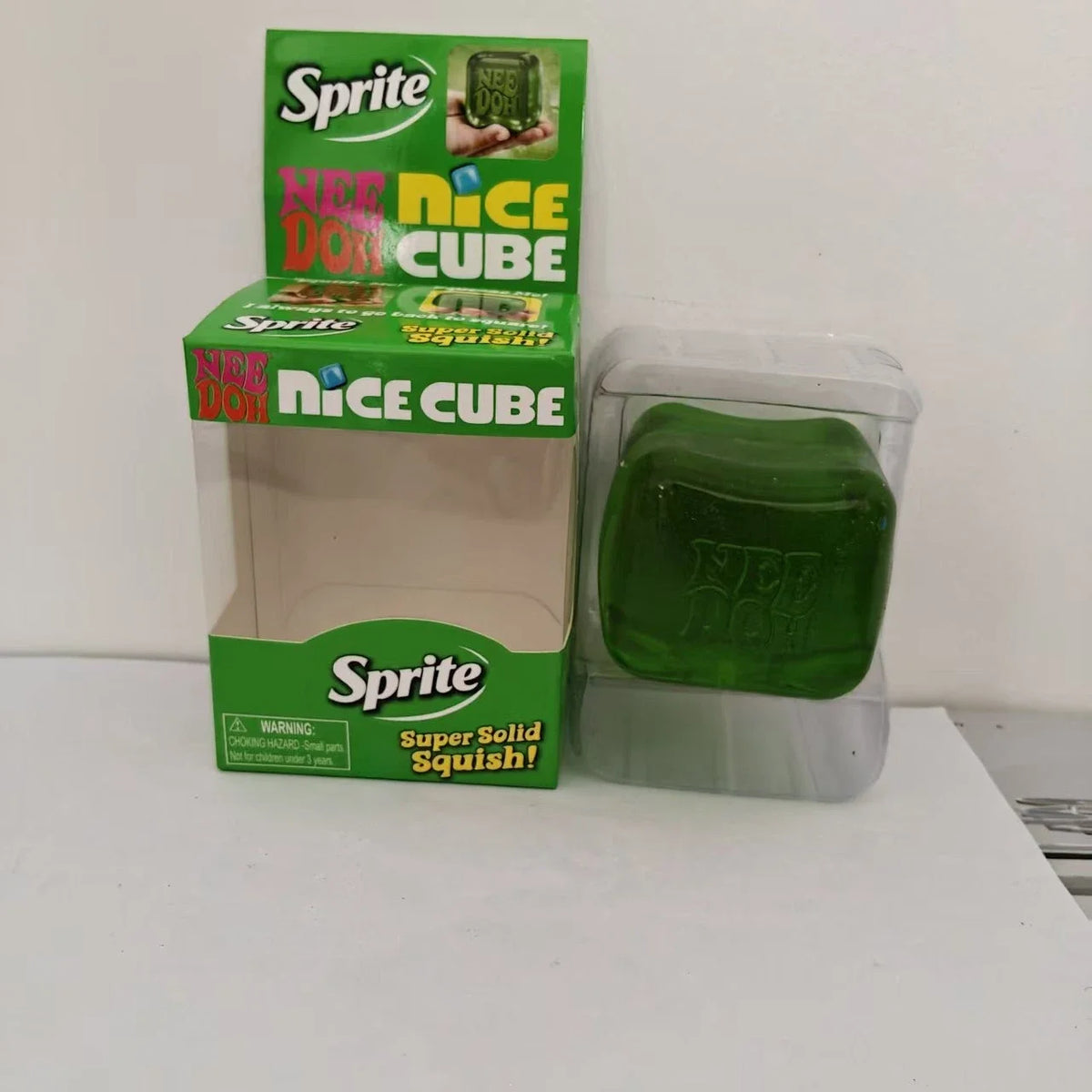 Schylling NeeDoh Nice Cube Sensory Fidget Toy, Soft Squishy Squeeze Cube, Anti-Anxiety Stress Relief Focus Toy