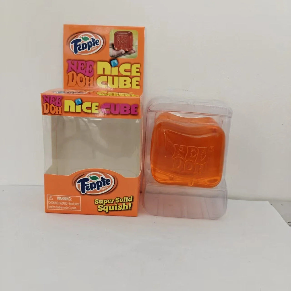 Schylling NeeDoh Nice Cube Sensory Fidget Toy, Soft Squishy Squeeze Cube, Anti-Anxiety Stress Relief Focus Toy