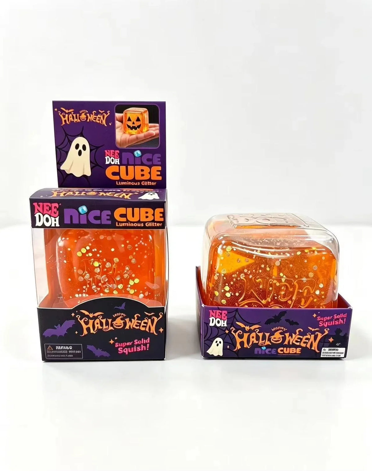 Schylling NeeDoh Nice Cube Sensory Fidget Toy, Soft Squishy Squeeze Cube, Anti-Anxiety Stress Relief Focus Toy