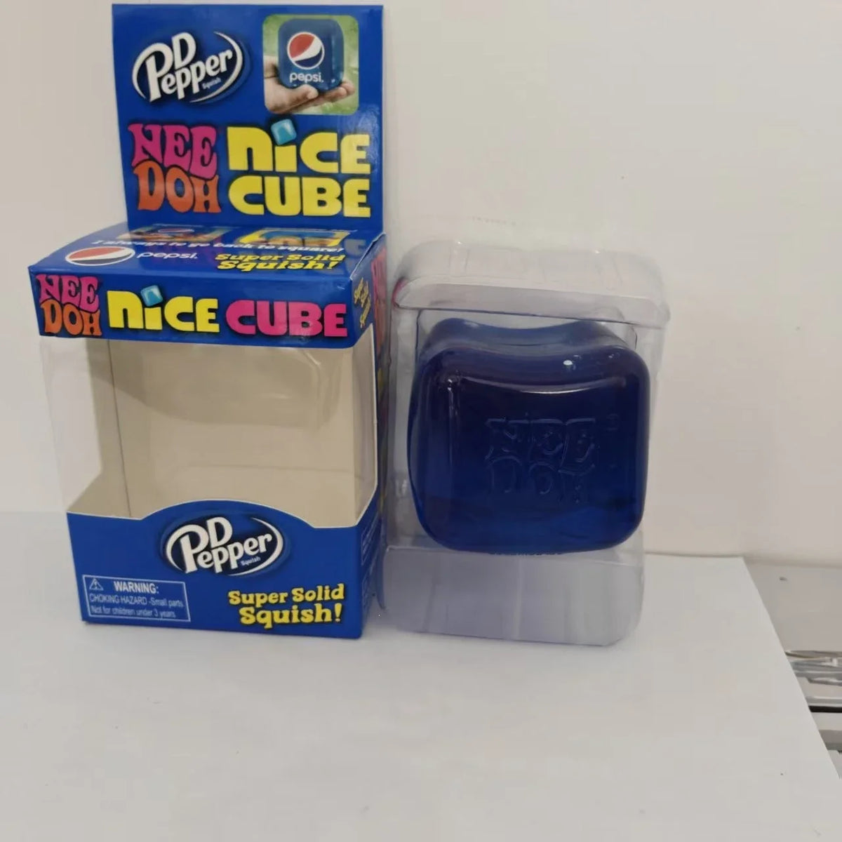 Schylling NeeDoh Nice Cube Sensory Fidget Toy, Soft Squishy Squeeze Cube, Anti-Anxiety Stress Relief Focus Toy