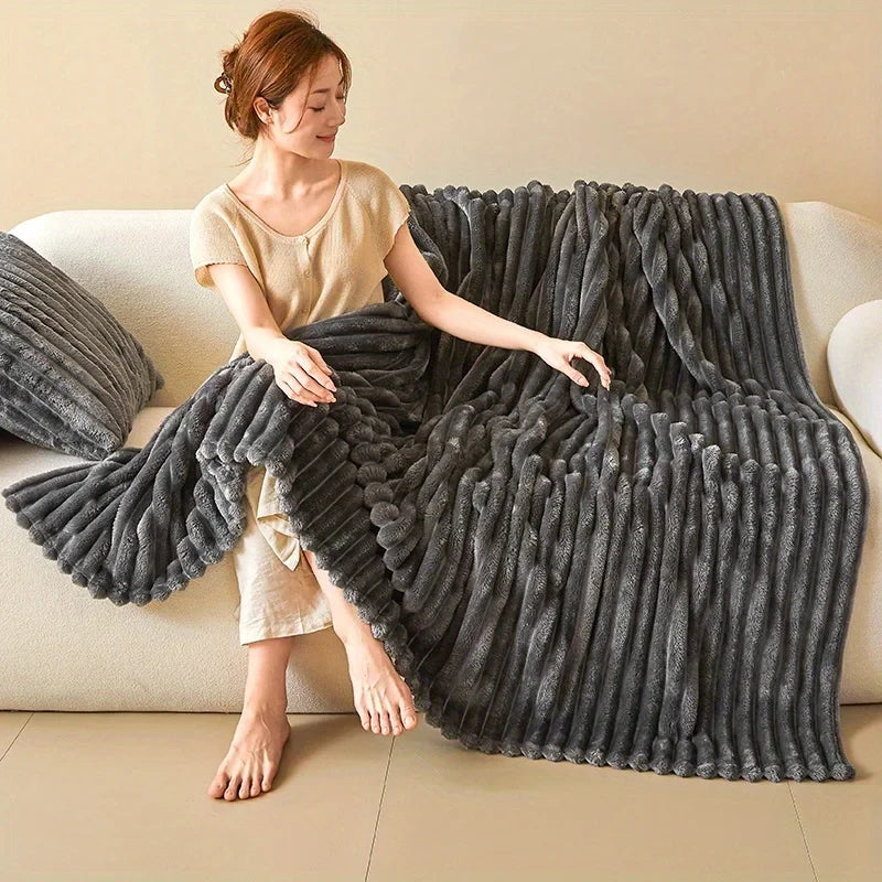 Comfy Fuzzy Blanket throw